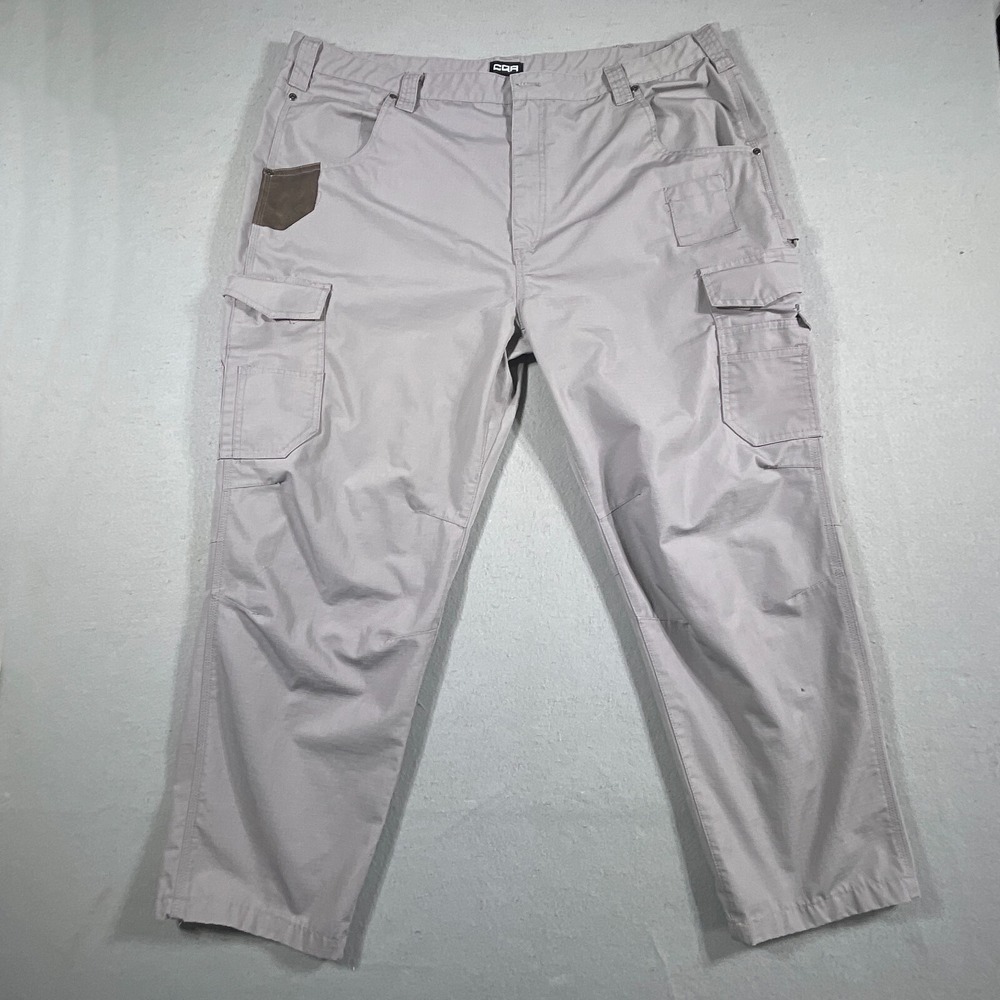 CQR Tactical Cargo Pants Men 44x30 Gray Ripstop Work‎ Utility Outdoor Work